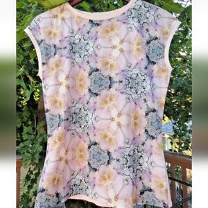 Ted Baker Sew In Love Floral Top Shirt size 3 or US 8